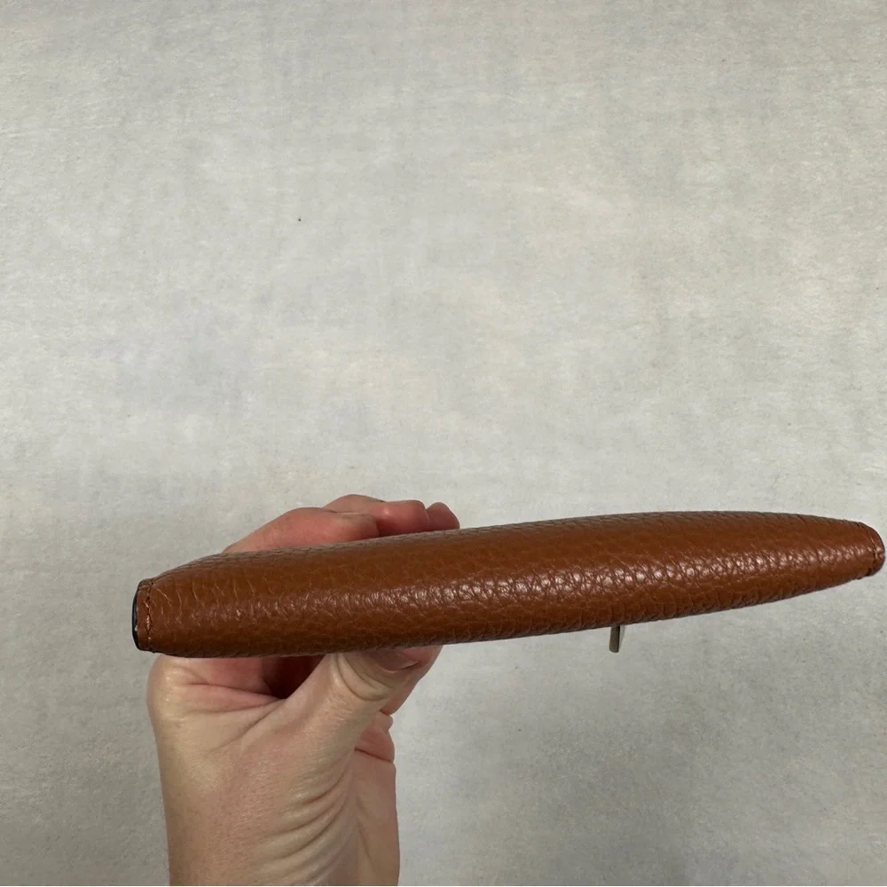 Kate‎ Spade Leila small slim bifold wallet Brown Leather
